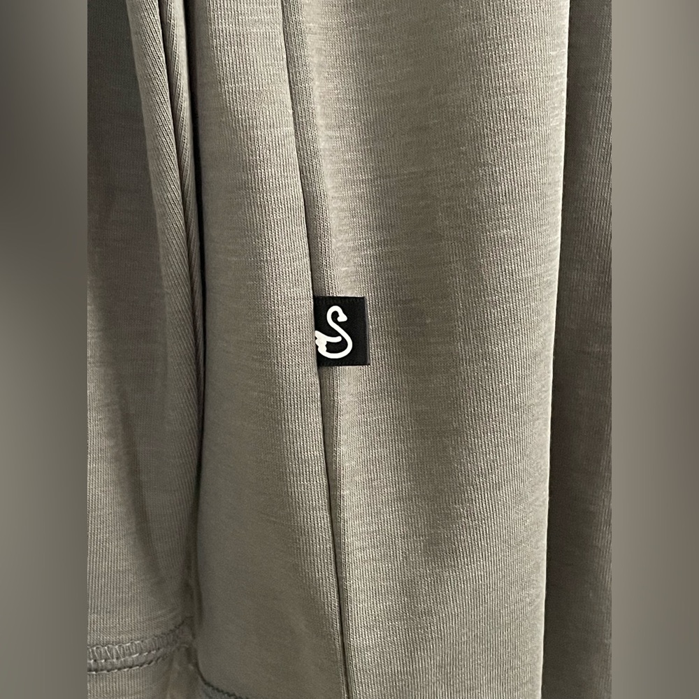 Swannies Golf Coastal Hoodie Mens Large Pullover Olive - Picture 10 of 11